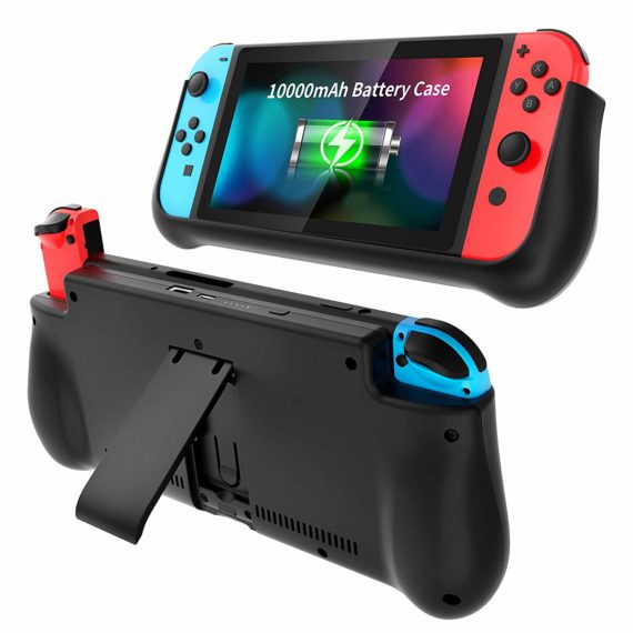 Nintendo Switch Battery Case And Power Bank – 10000mah (black) 