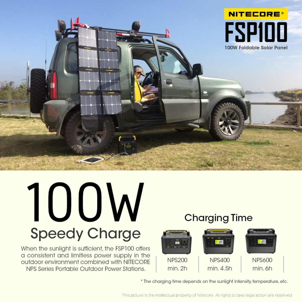 Nitecore FSP100 Folding Solar Panel